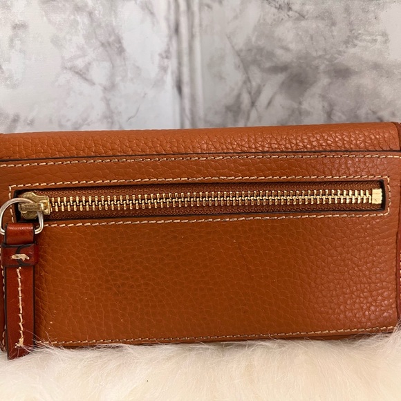 Dooney & Bourke Handbag, Pebble Grain Continental Clutch - Desert - Picture 2 of 5